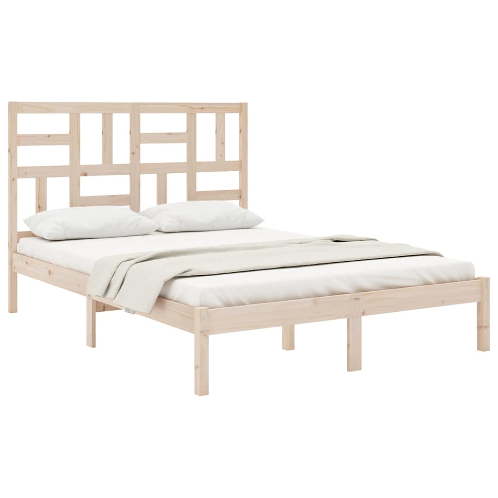 Vidaxl bedframe zonder matras massief hout 160x200 cm
