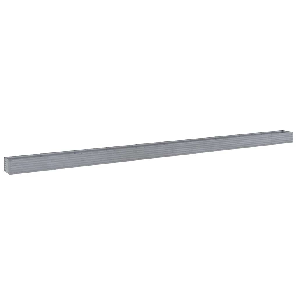 Vidaxl plantenbak verhoogd 960x50x36 cm cortenstaal