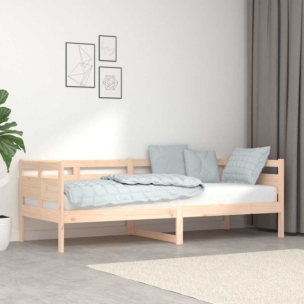 Vidaxl slaapbank massief grenenhout 80x200 cm