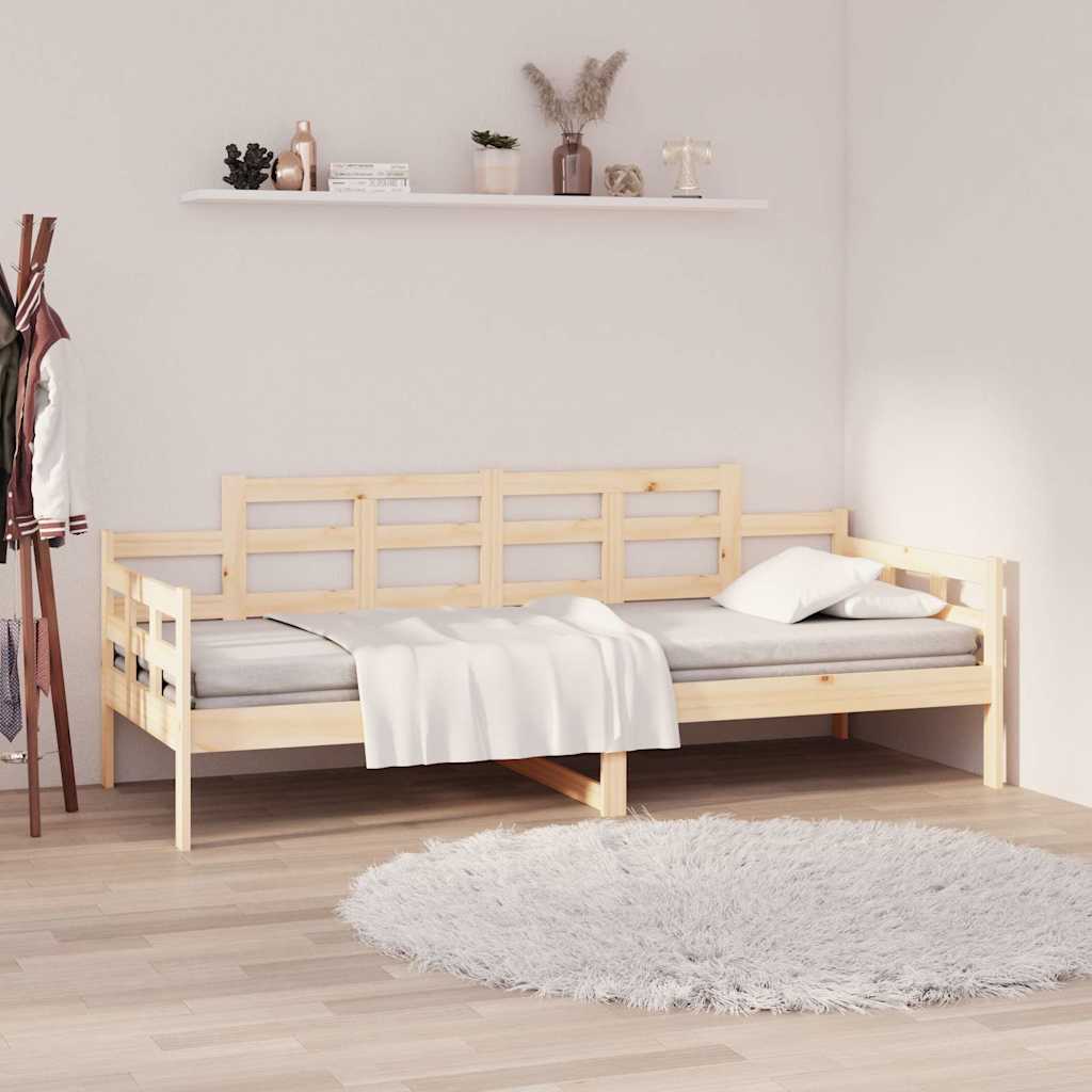 Vidaxl slaapbank 90x200 cm massief grenenhout