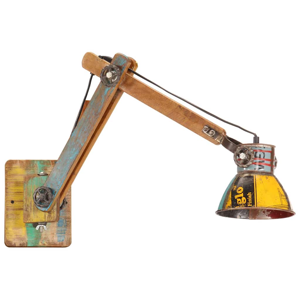 Vidaxl wandlamp industrieel rond e27 meerkleurig
