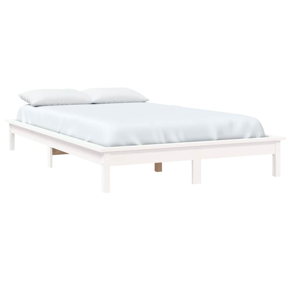 Vidaxl bedframe massief grenenhout wit 180x200 cm