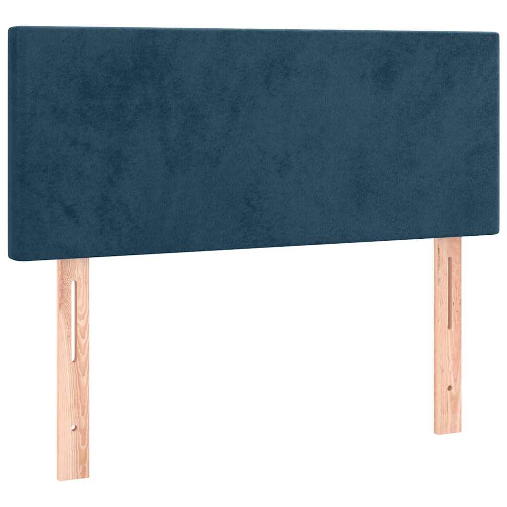 Vidaxl hoofdbord 90x5x78 88 cm fluweel donkerblauw