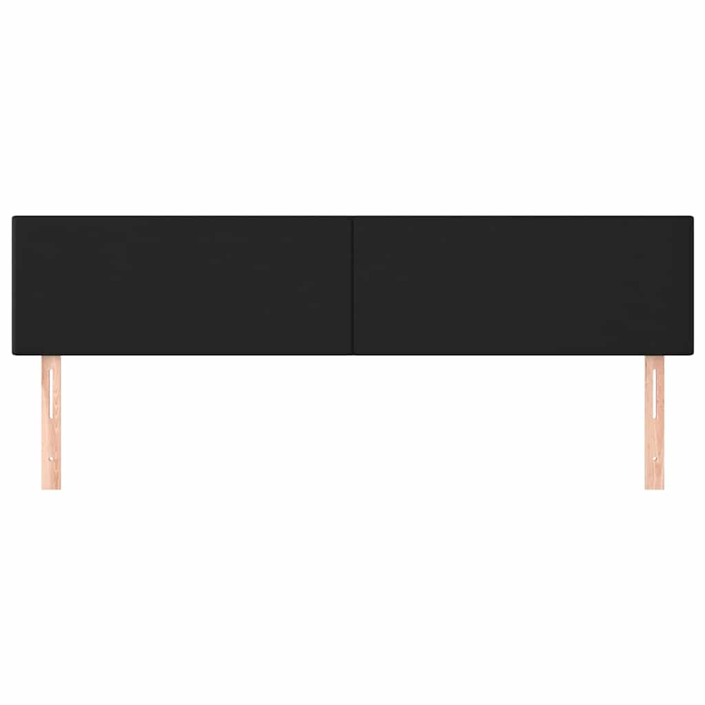 Vidaxl hoofdborden 2 st 80x5x78 88 cm kunstleer zwart