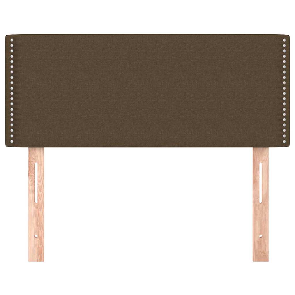 Vidaxl hoofdbord 100x5x78 88 cm stof donkerbruin