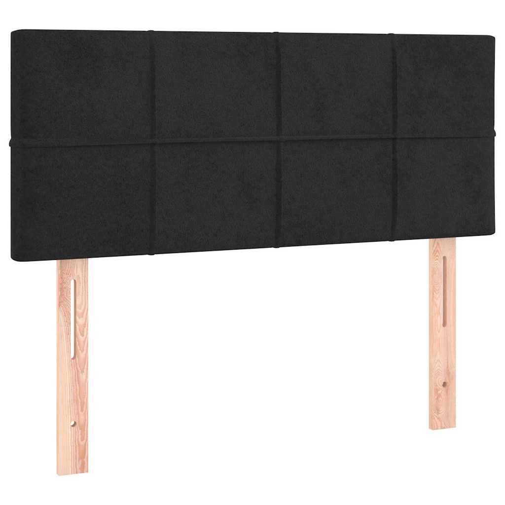 Vidaxl hoofdbord 80x5x78 88 cm fluweel zwart