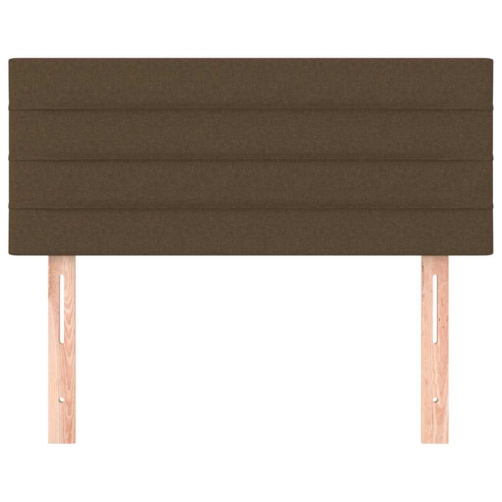 Vidaxl hoofdbord 80x5x78 88 cm stof donkerbruin