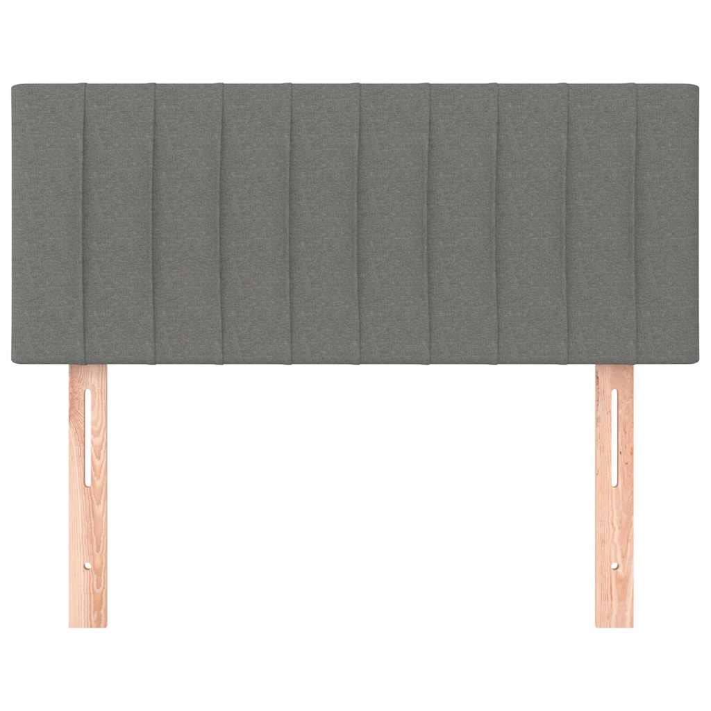 Vidaxl hoofdbord 90x5x78 88 cm stof donkergrijs