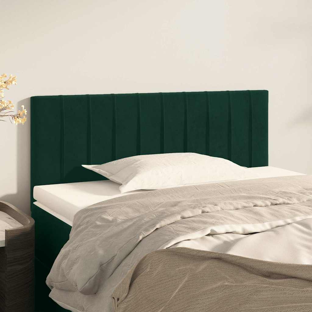 Vidaxl hoofdbord 90x5x78 88 cm fluweel donkergroen