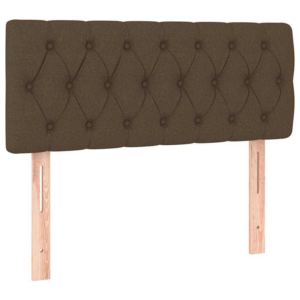 Vidaxl hoofdbord 100x7x78 88 cm stof donkerbruin