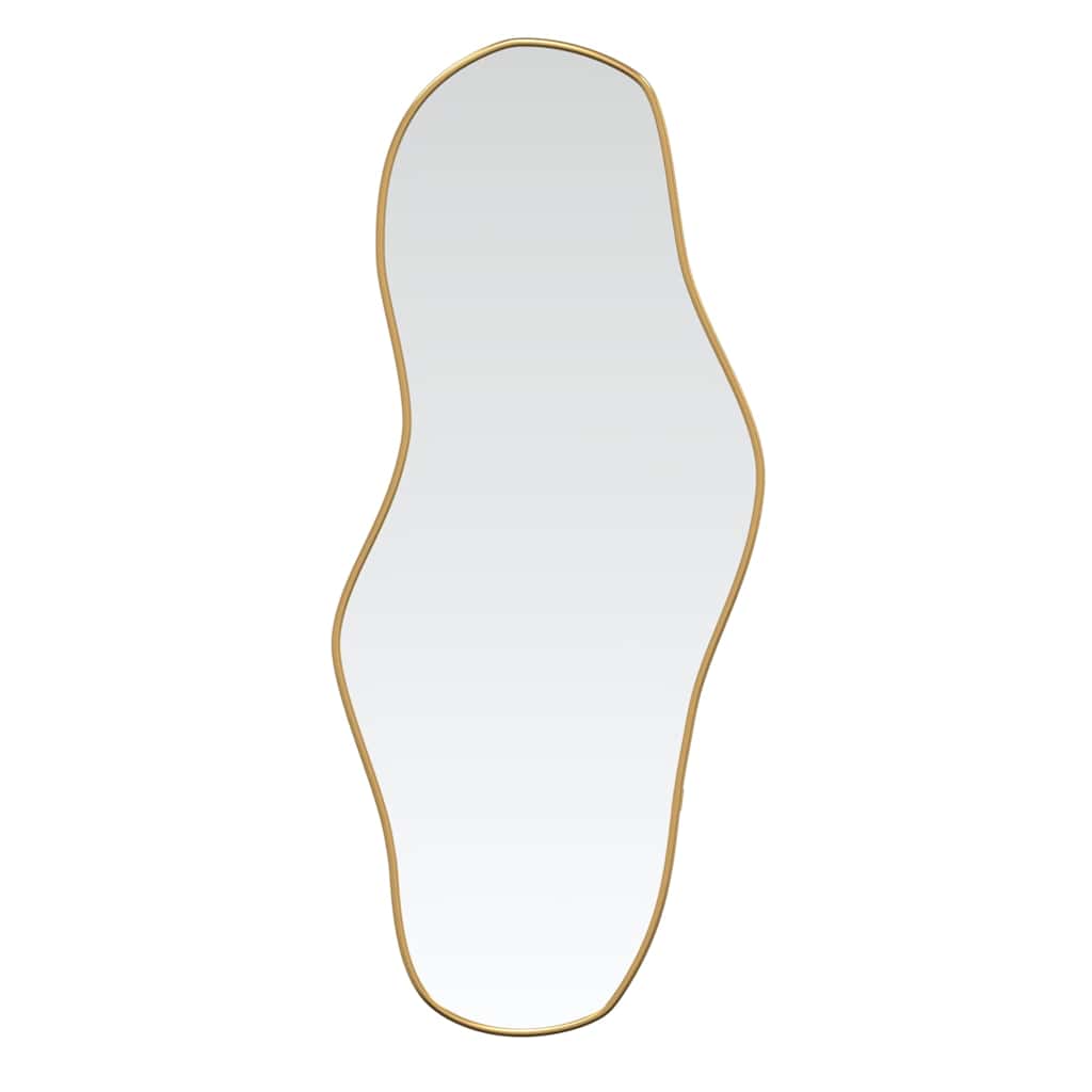 Vidaxl wandspiegel 100x45 cm goudkleurig