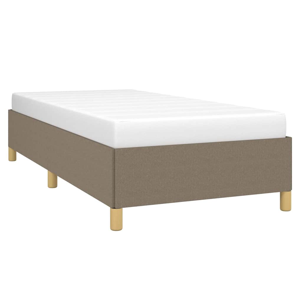 Vidaxl bedframe zonder matras 80x200 cm stof taupe