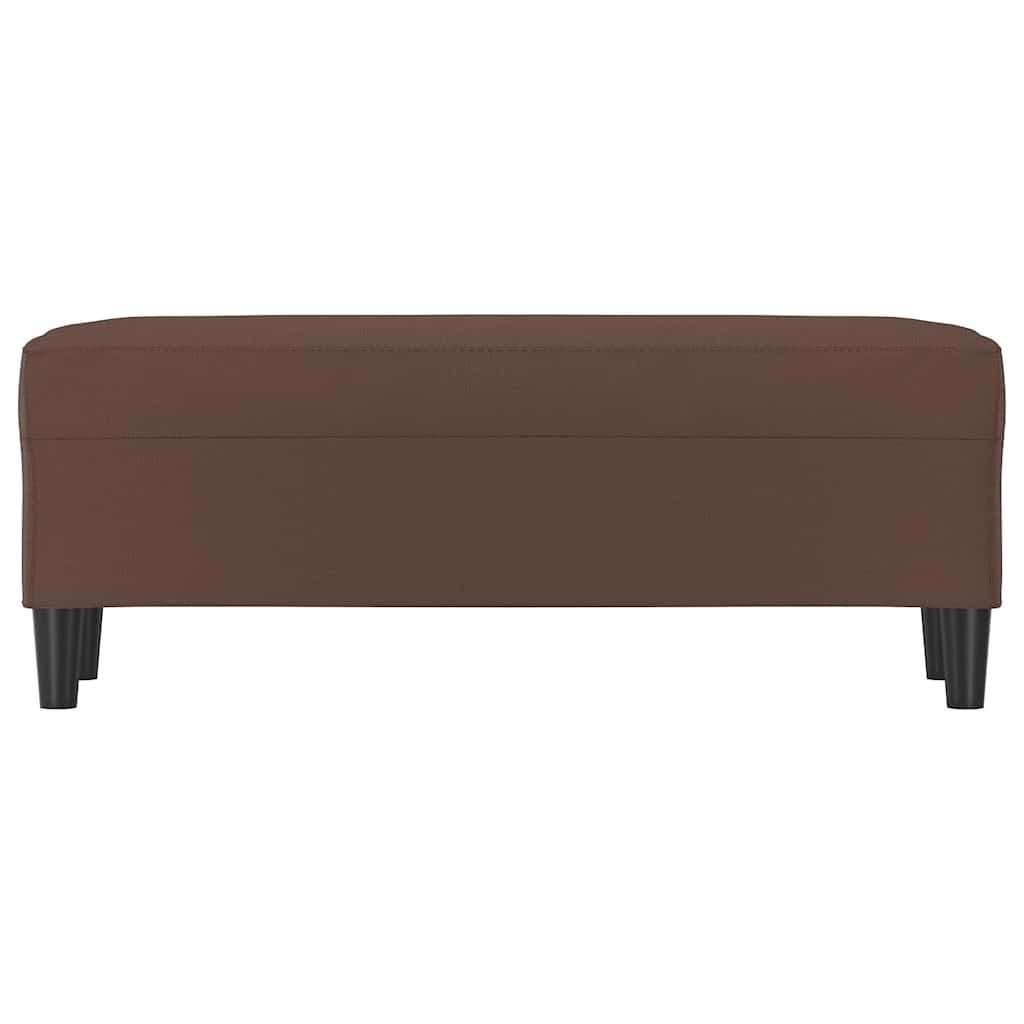 Vidaxl bankje 100x35x41 cm kunstleer bruin