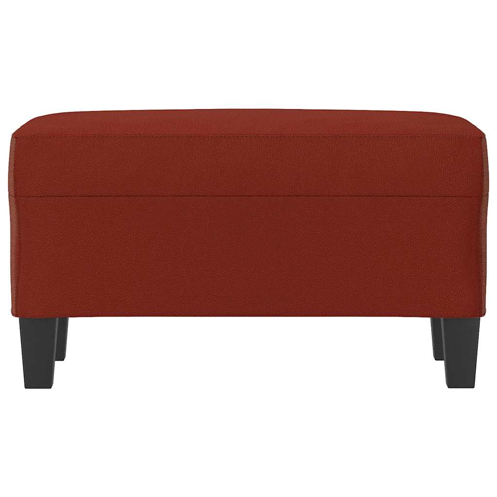 Vidaxl bankje 70x35x41 cm kunstleer wijnrood