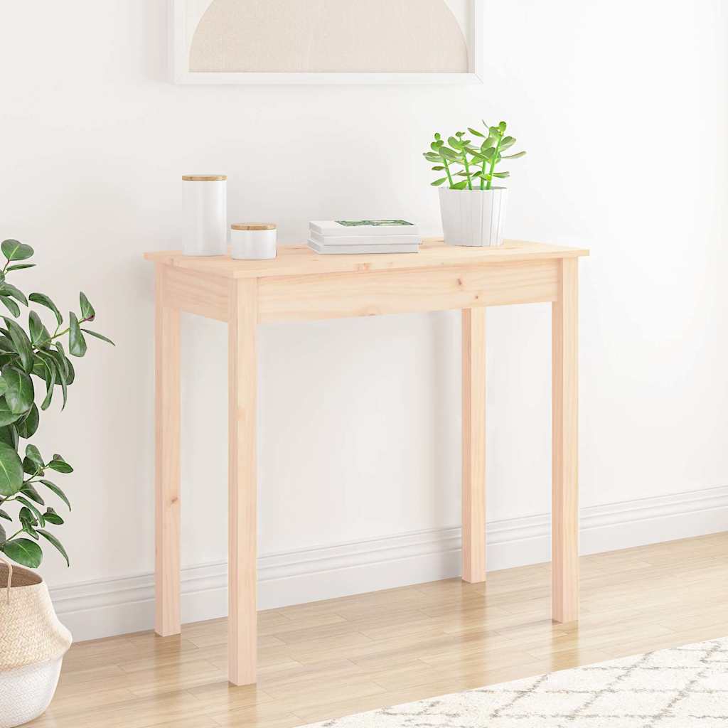 Vidaxl wandtafel 80x40x75 cm massief grenenhout