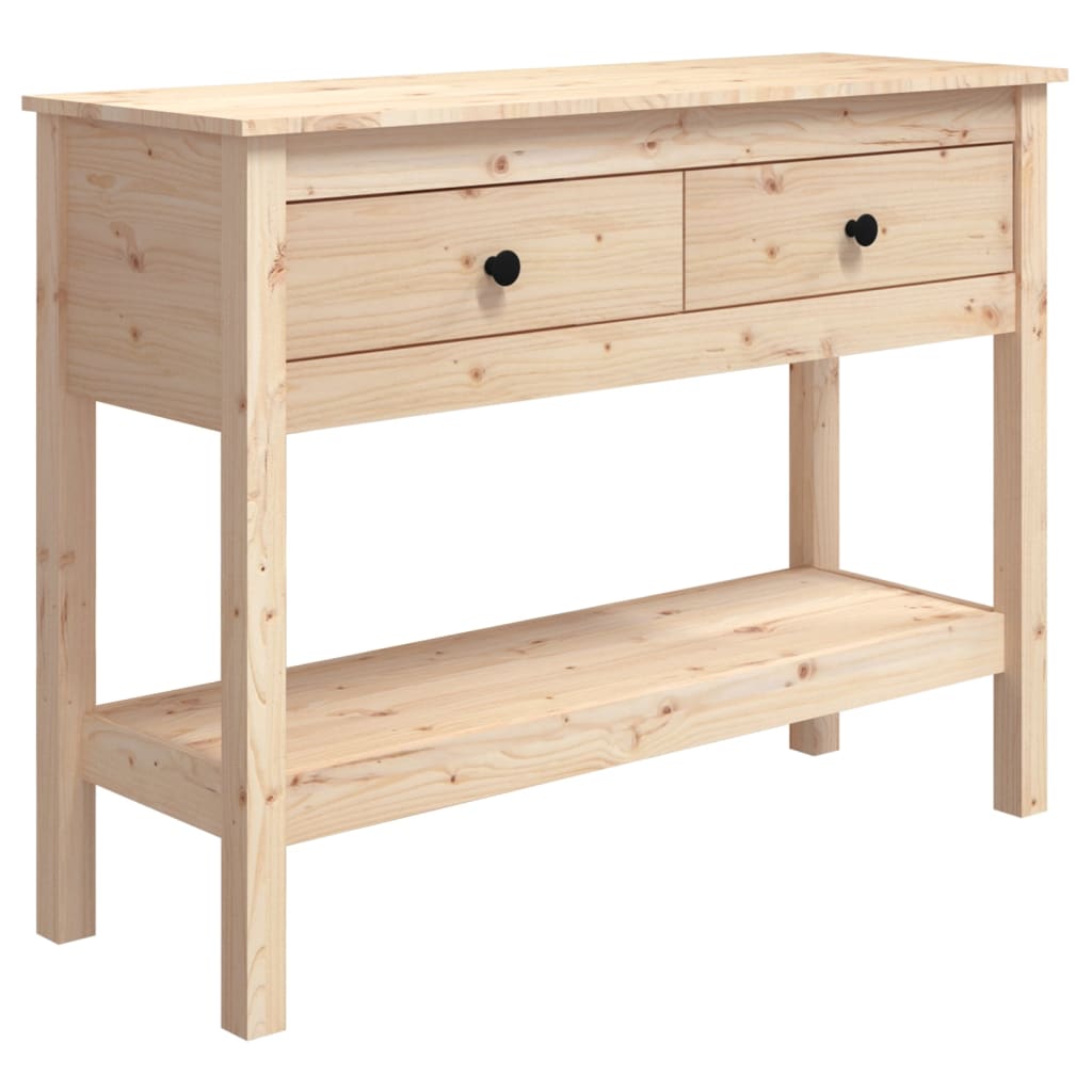 Vidaxl wandtafel 100x35x75 cm massief grenenhout