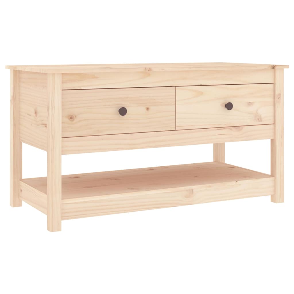 Vidaxl salontafel 102x49x55 cm massief grenenhout