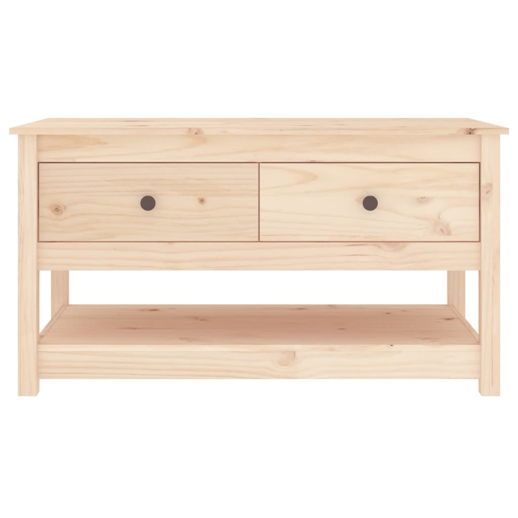 Vidaxl salontafel 102x49x55 cm massief grenenhout