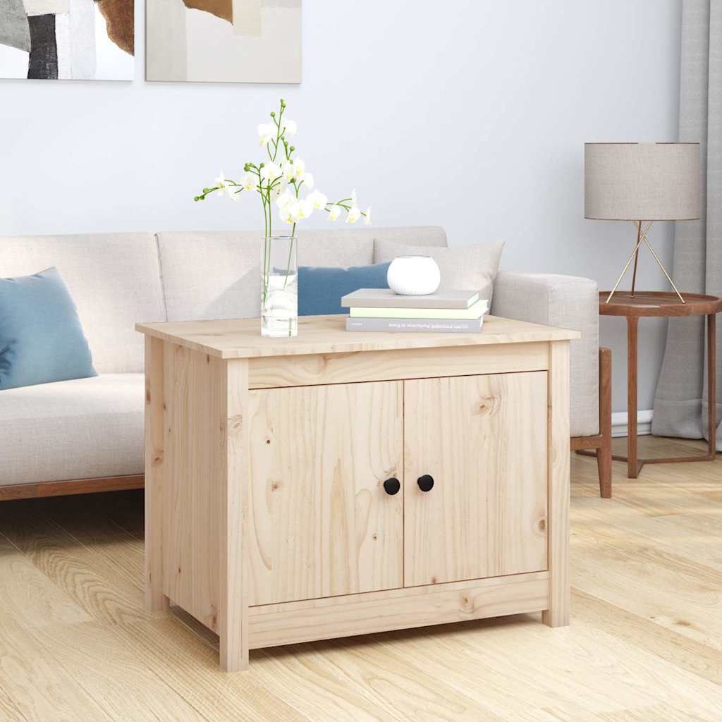 Vidaxl salontafel 71x49x55 cm massief grenenhout