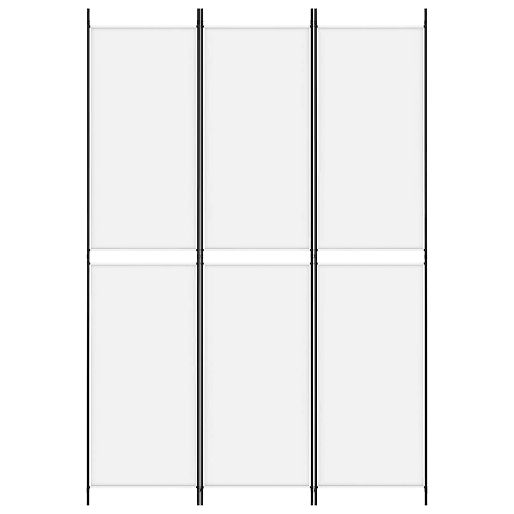 Vidaxl kamerscherm met 3 panelen 150x220 cm stof wit