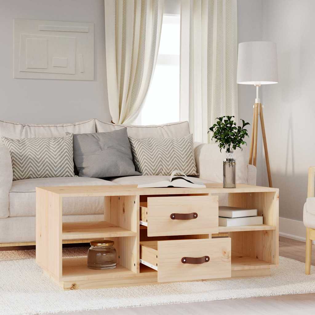 Vidaxl salontafel 100x50x41 cm massief grenenhout