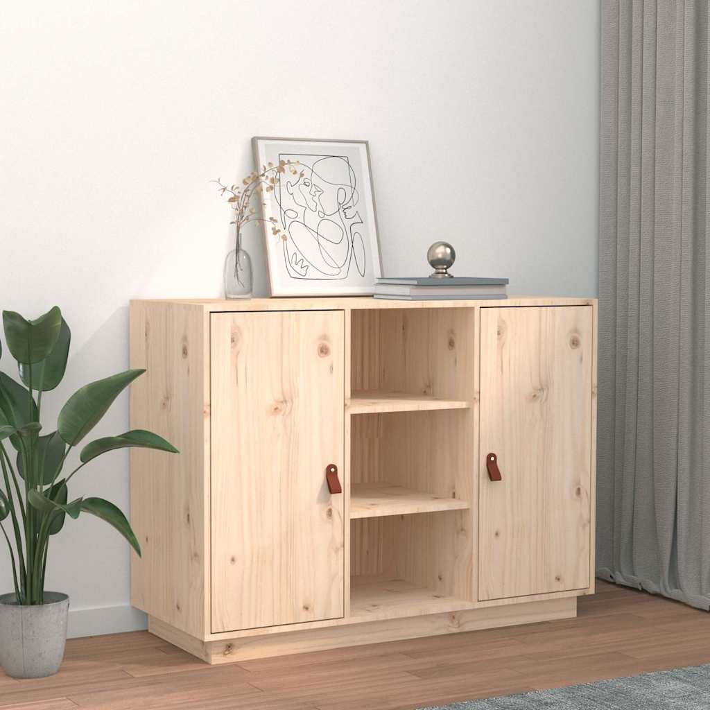 Vidaxl dressoir 100x40x75 cm massief grenenhout