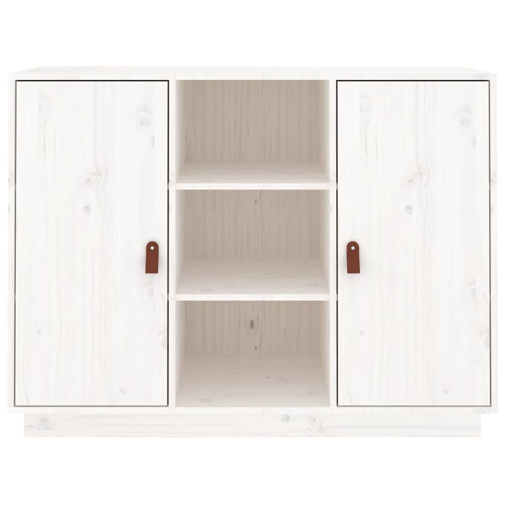 Vidaxl dressoir 100x40x75 cm massief grenenhout wit