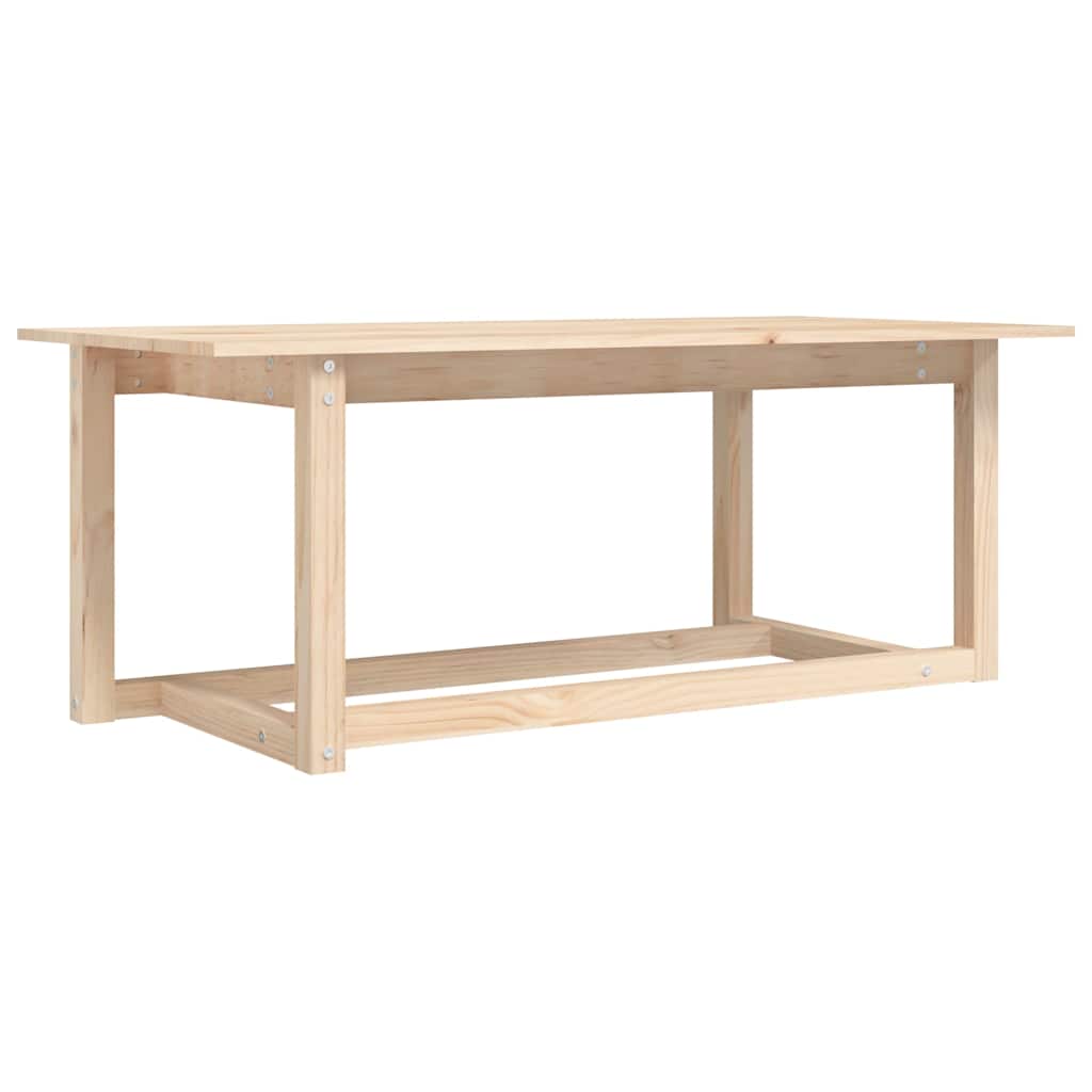 Vidaxl salontafel 110x55x45 cm massief grenenhout