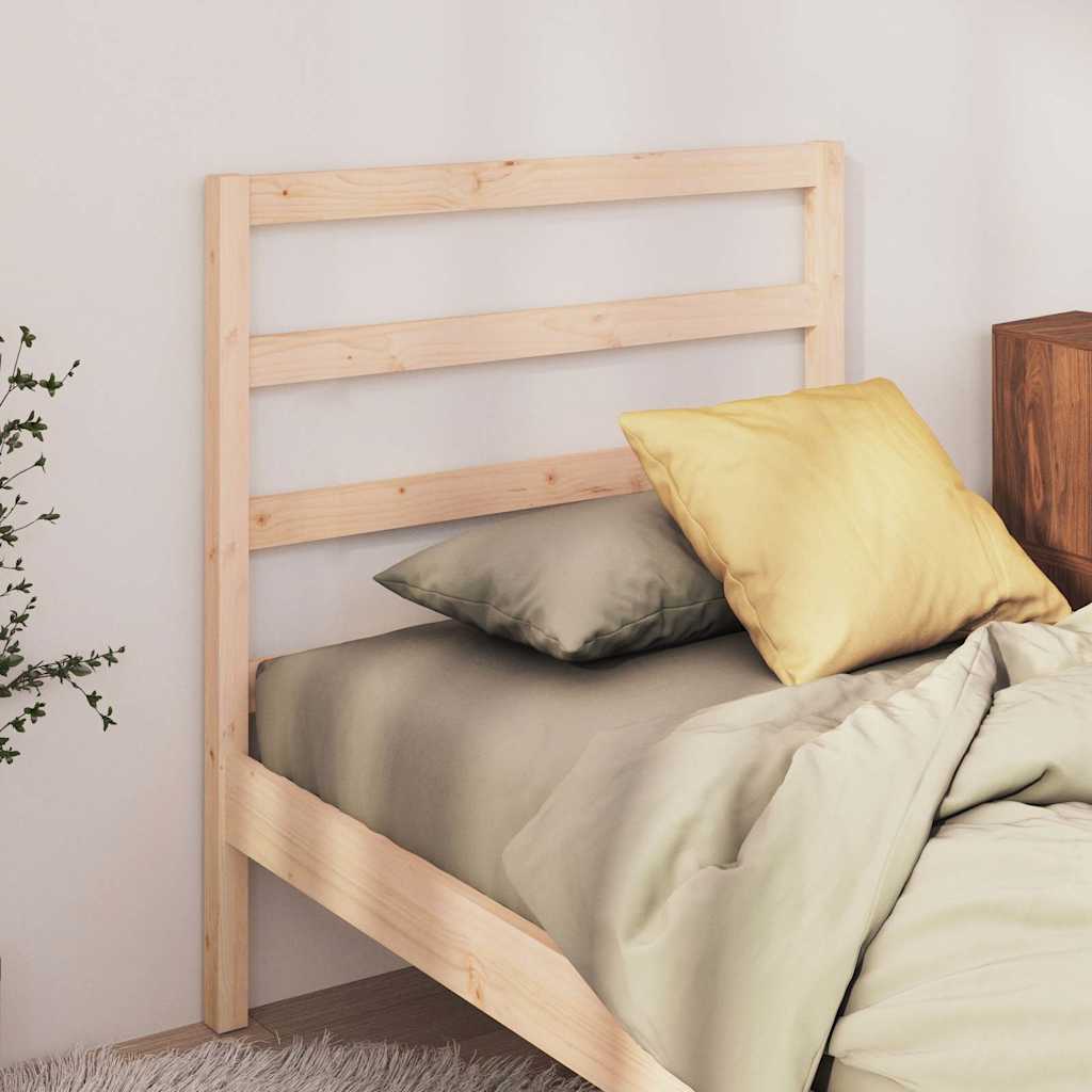 Vidaxl hoofdbord 95x4x100 cm massief grenenhout