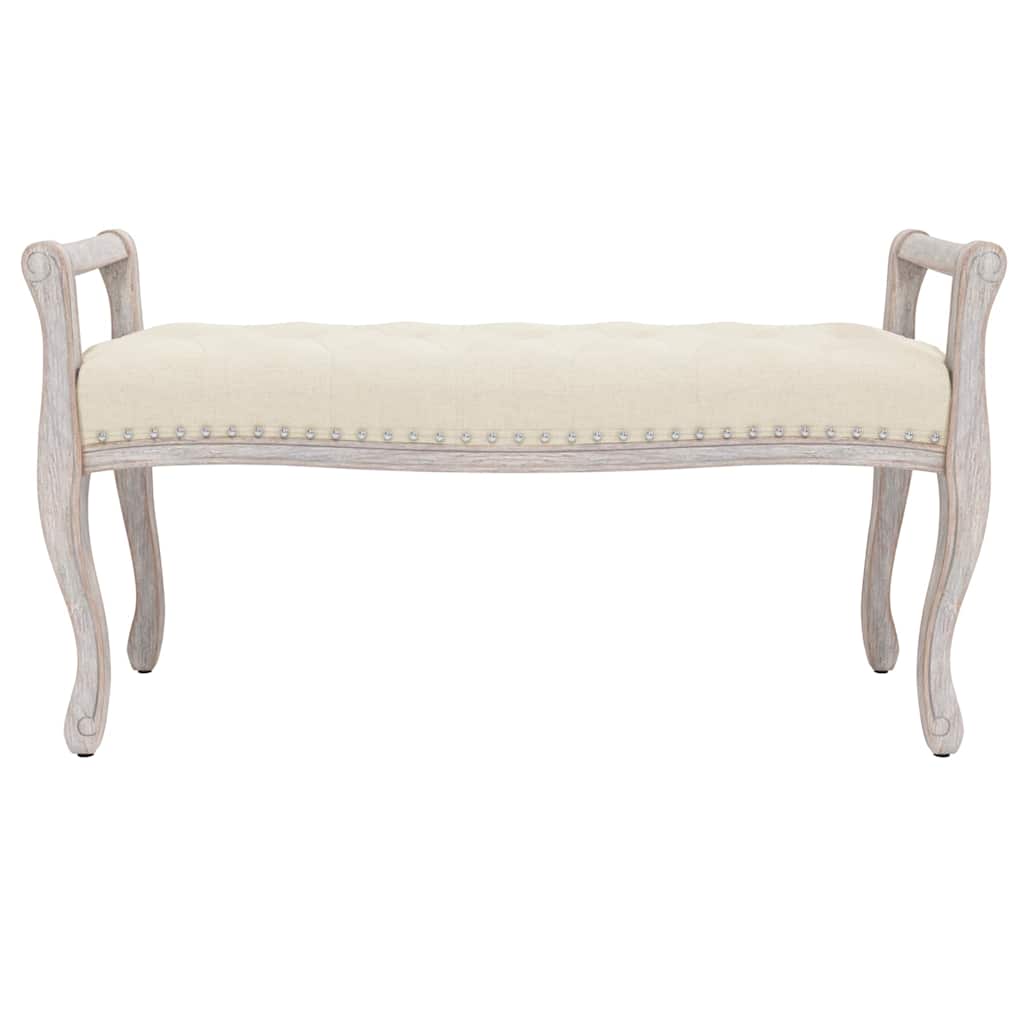 Vidaxl bankje 110x45x60 cm linnen