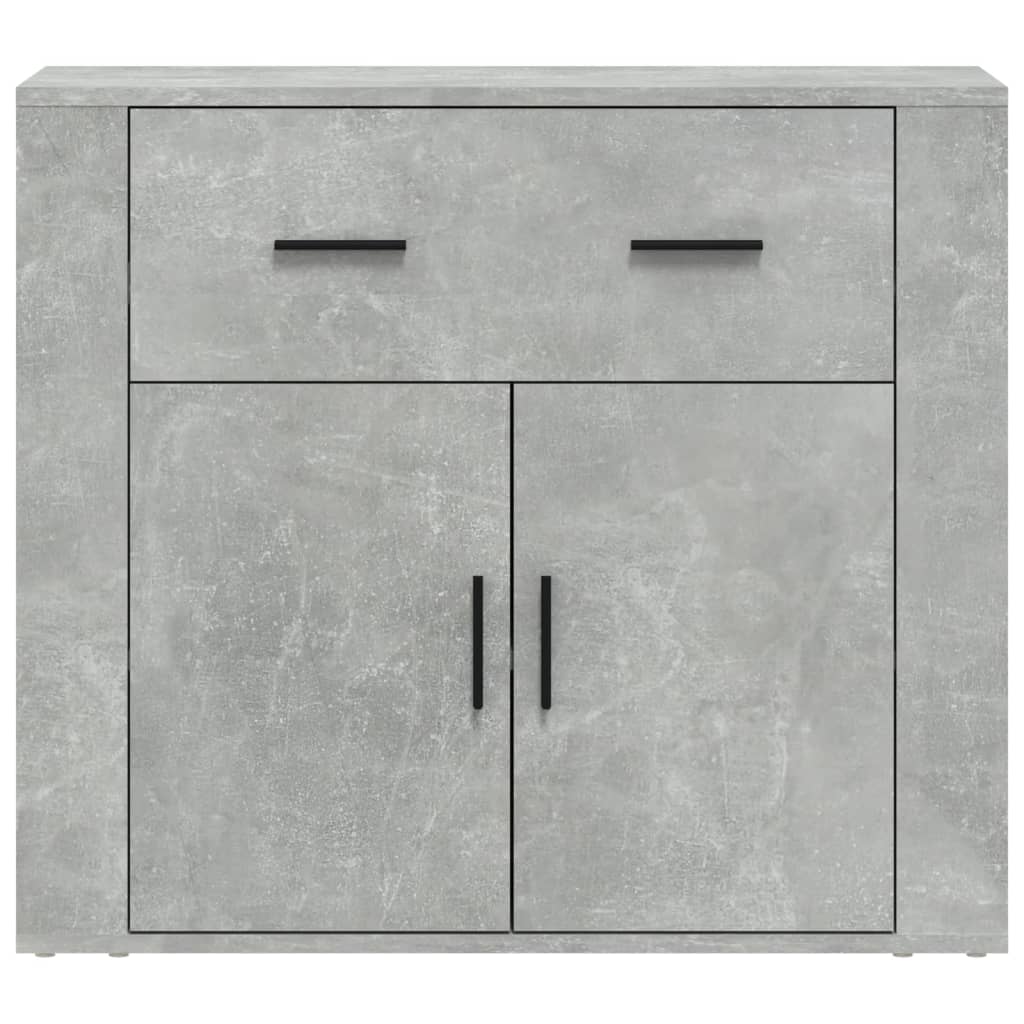 Vidaxl dressoir 80x33x70 cm bewerkt hout betongrijs