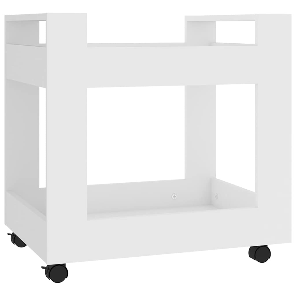 Vidaxl bureaukastje 60x45x60 cm bewerkt hout wit