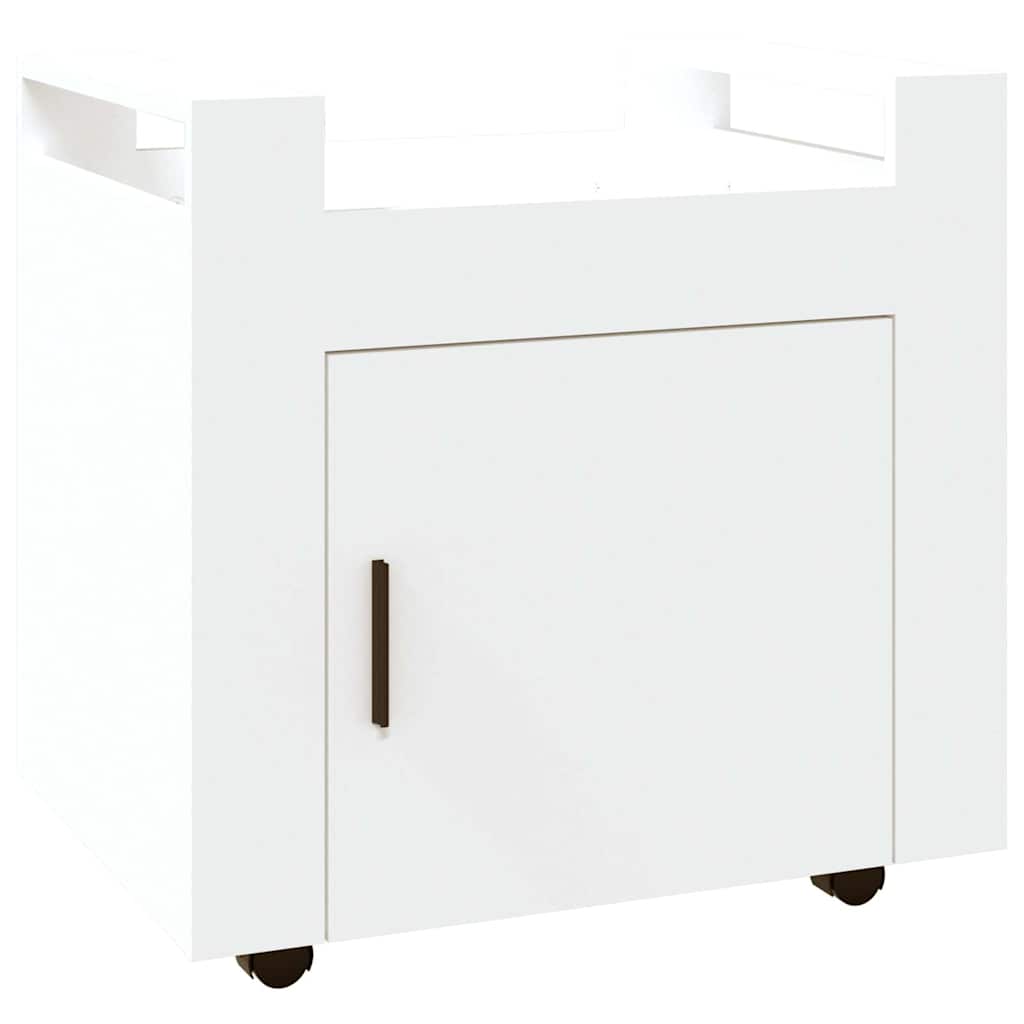 Vidaxl bureaukastje 60x45x60 cm bewerkt hout wit
