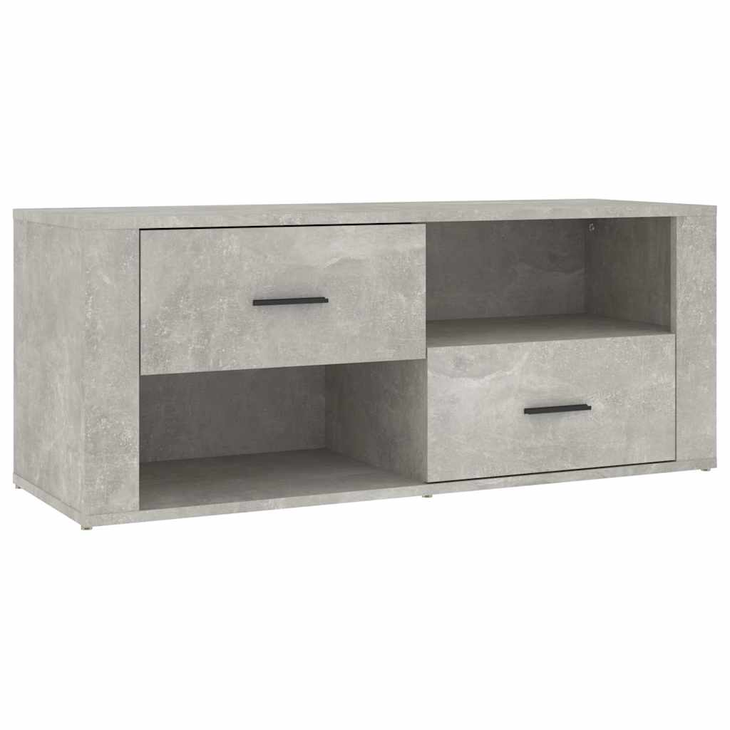 Vidaxl tv-meubel 100x35x40 cm bewerkt hout betongrijs