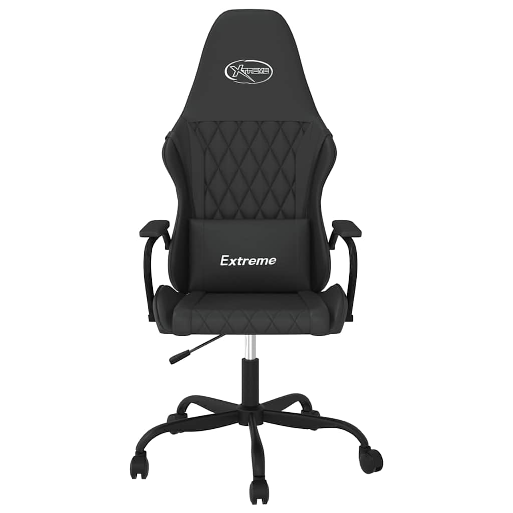 Vidaxl gamestoel kunstleer zwart