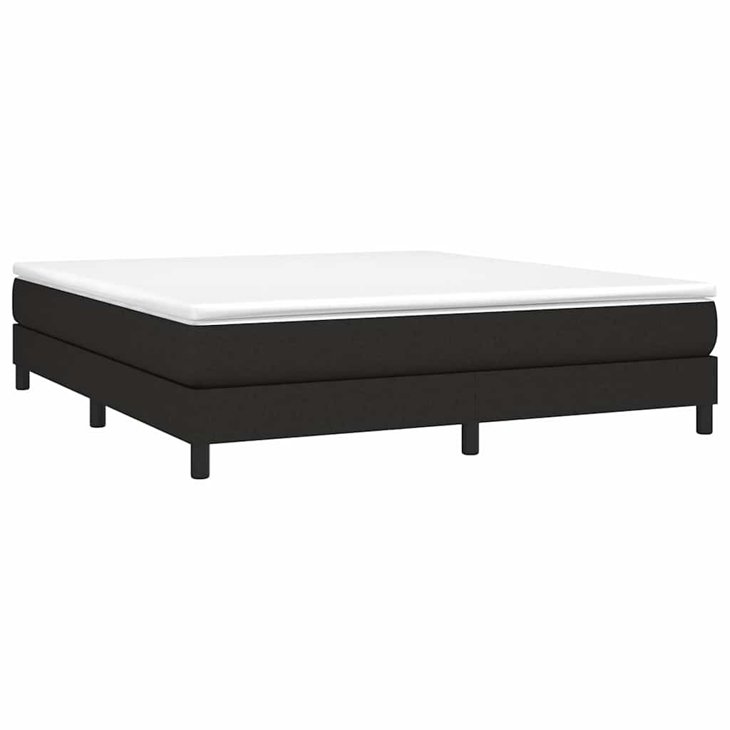 Vidaxl boxspring bed stof zwart 160x200 cm