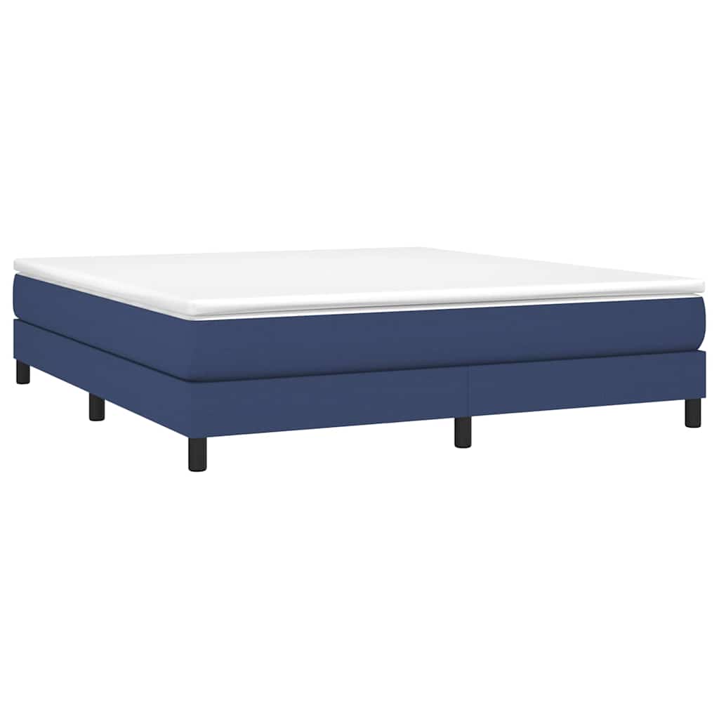 Vidaxl boxspring bed stof blauw 180x200 cm