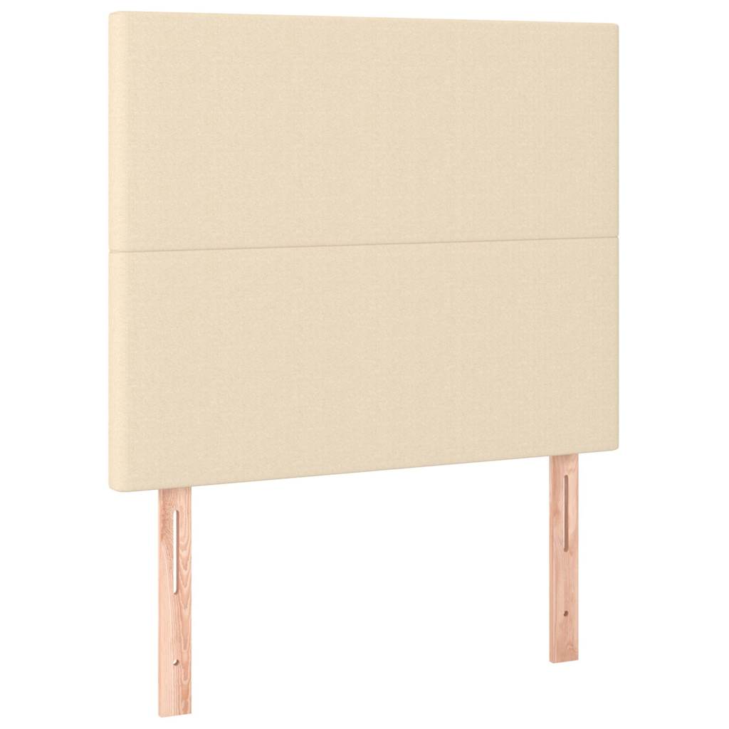 Vidaxl hoofdbord crème 100x5x118 128 cm stof