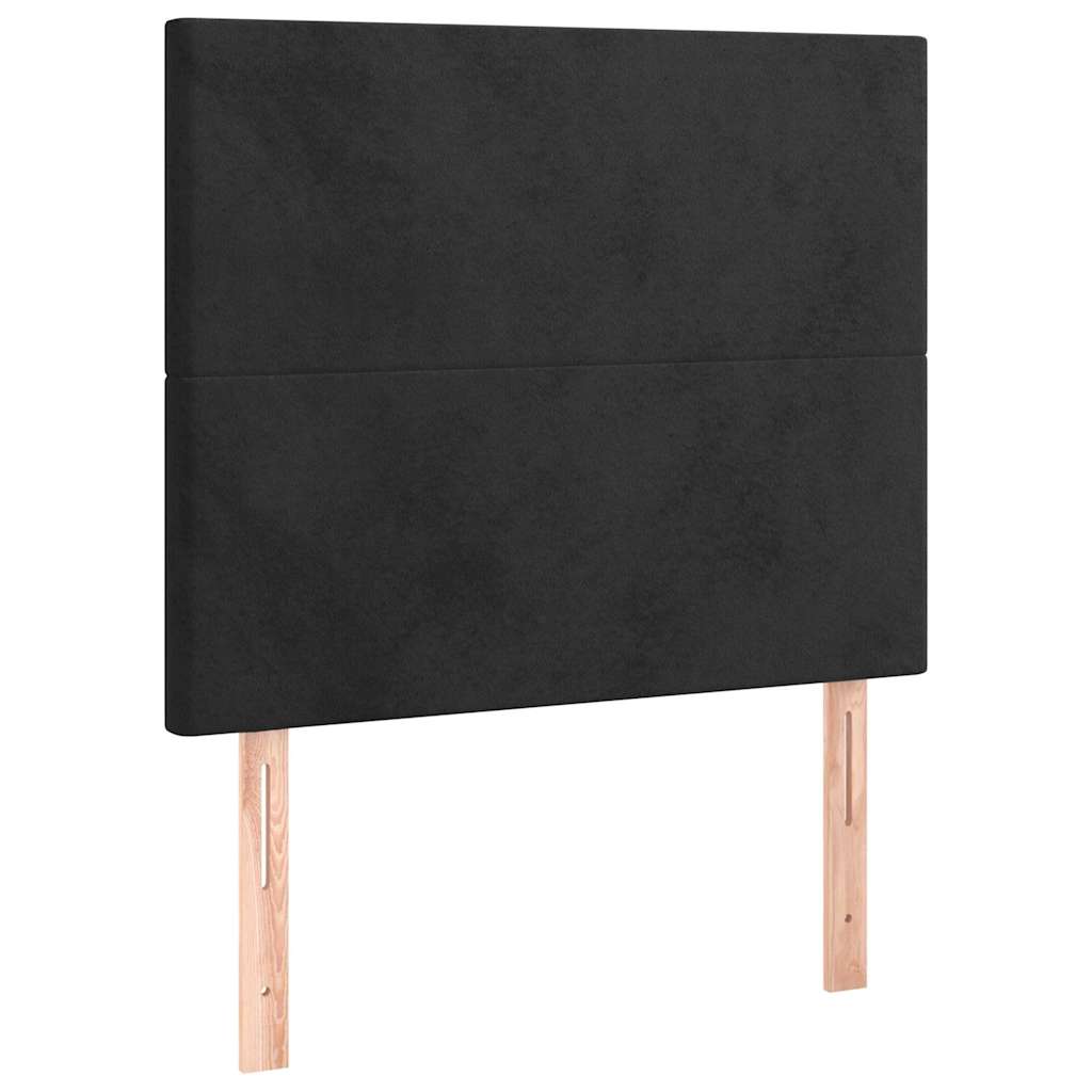 Vidaxl hoofdbord zwart 100x5x118 128 cm fluweel