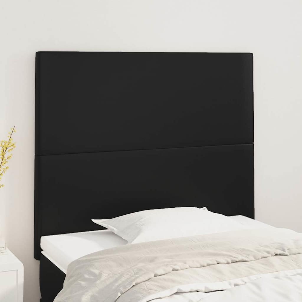 Vidaxl hoofdbord zwart 80x5x118 128 cm kunstleer