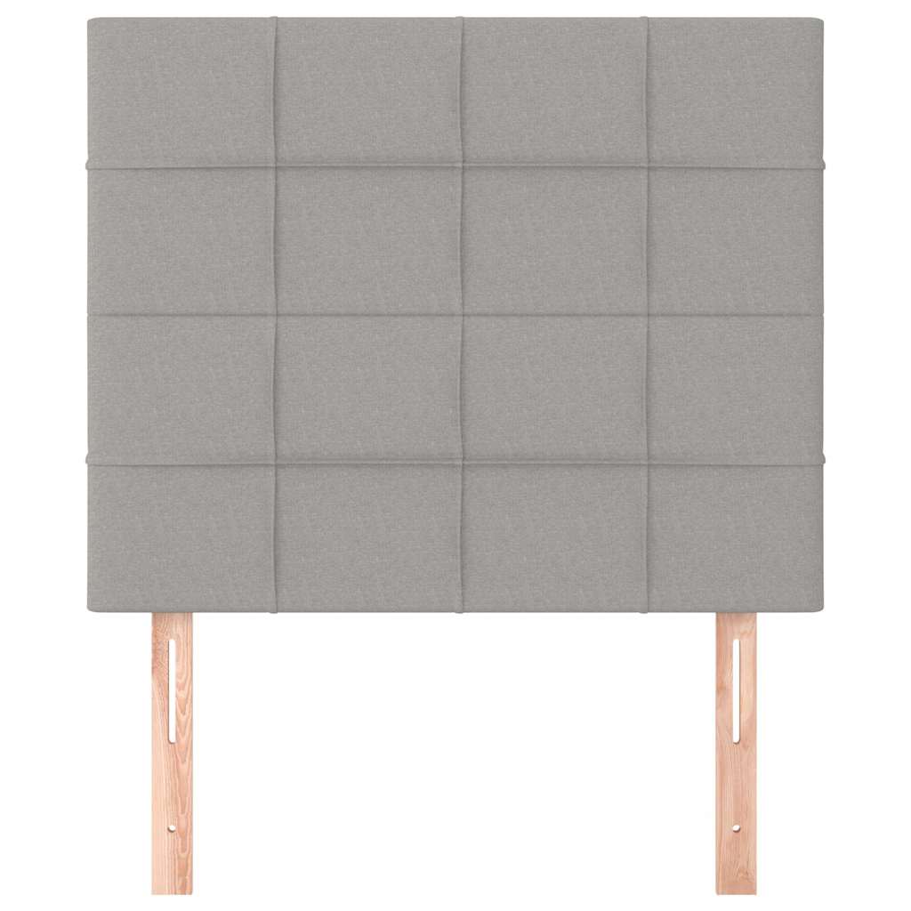 Vidaxl hoofdbord lichtgrijs 100x5x118 128 cm stof