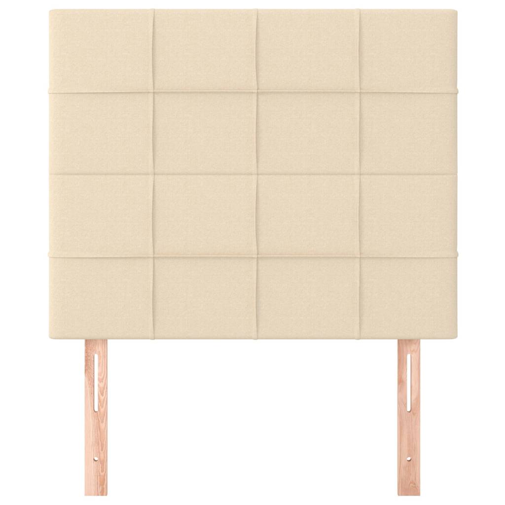 Vidaxl hoofdbord crème 100x5x118 128 cm stof