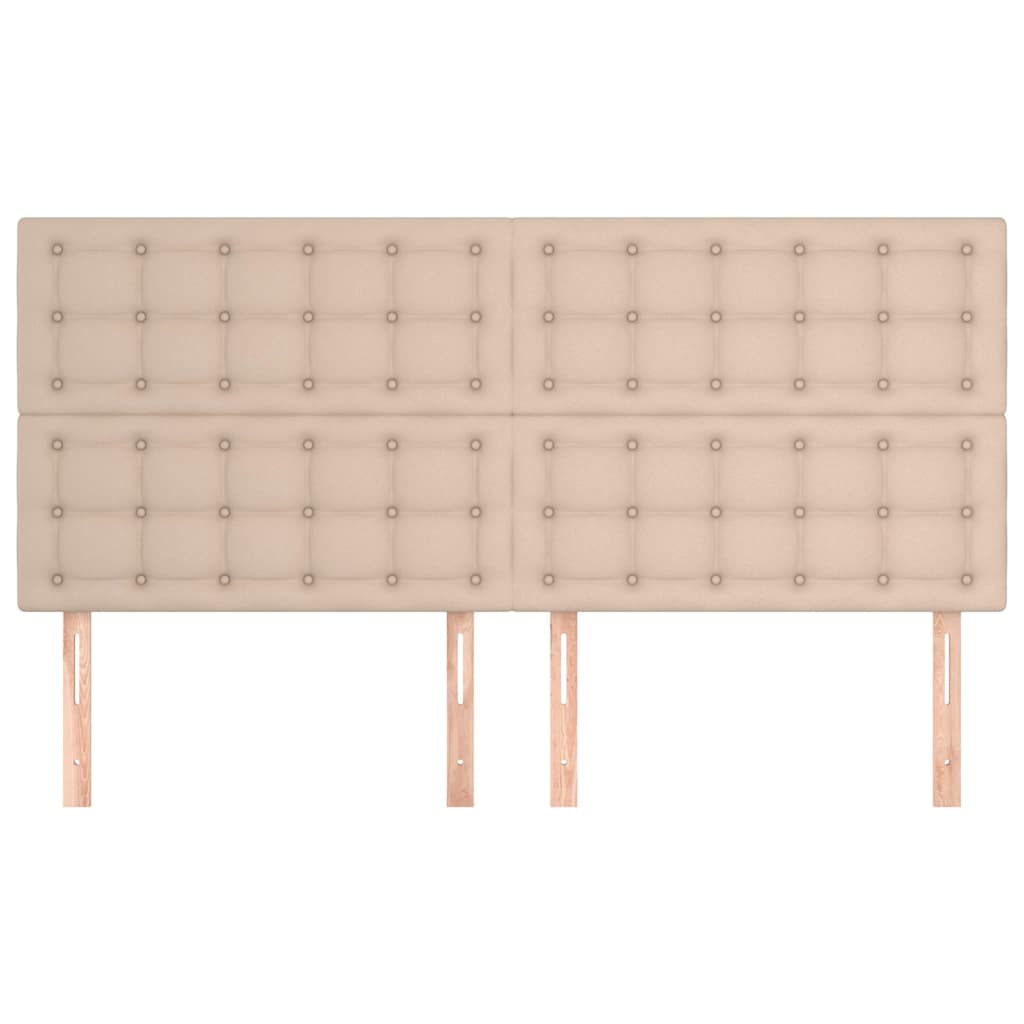 Vidaxl hoofdbord cappuccino 160x5x118 128 cm kunstleer