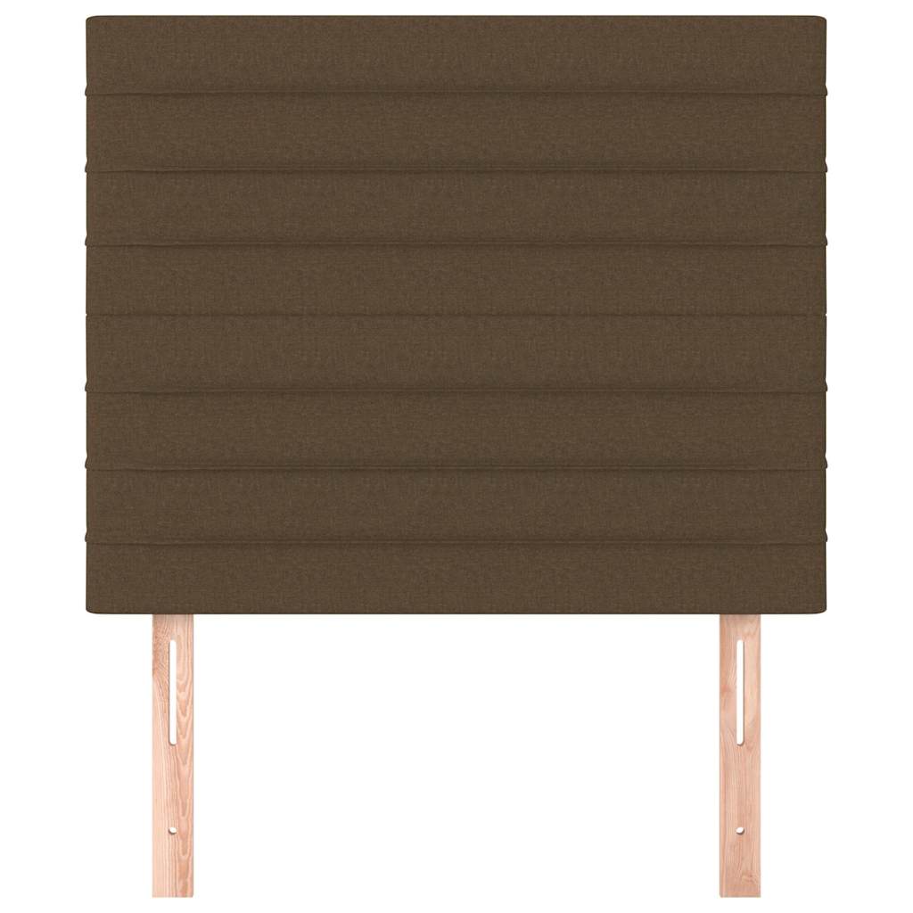 Vidaxl hoofdbord donkerbruin 80x5x118 128 cm stof