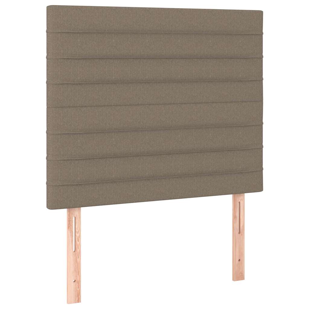 Vidaxl hoofdbord taupe 90x5x118 128 cm stof