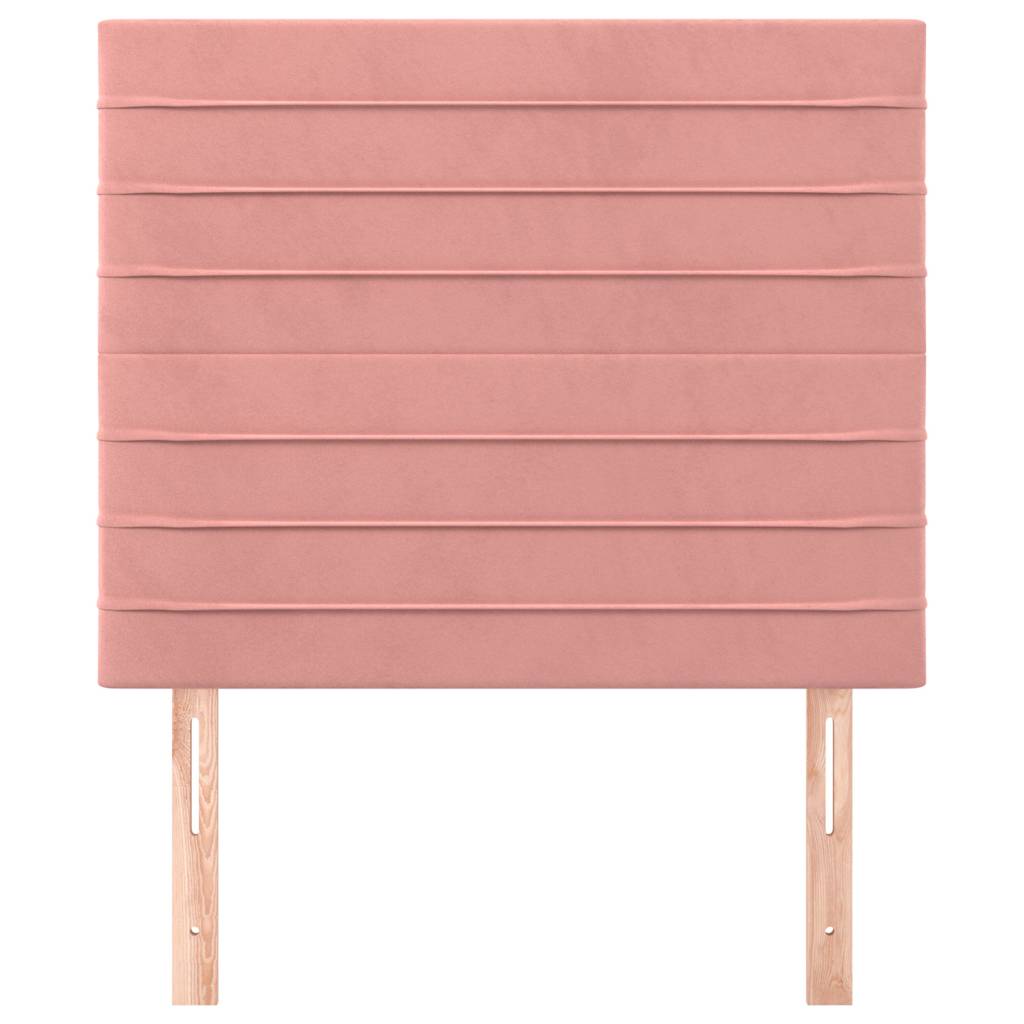Vidaxl hoofdbord roze 80x5x118 128 cm fluweel