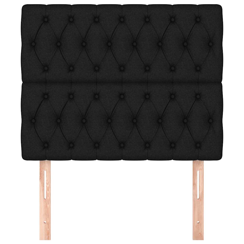Vidaxl hoofdbord zwart 90x7x118 128 cm stof