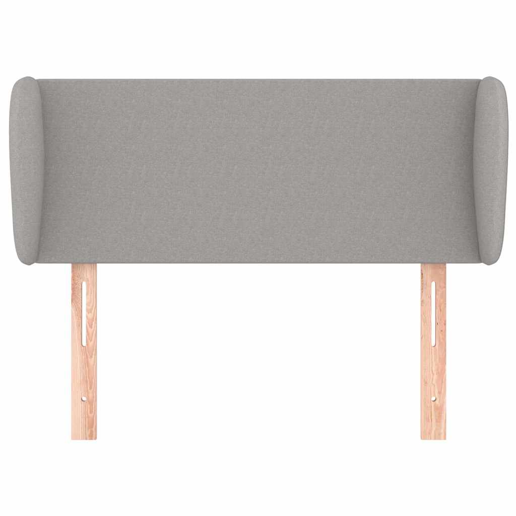 Vidaxl hoofdbord met randen 93x23x78 88 cm stof lichtgrijs