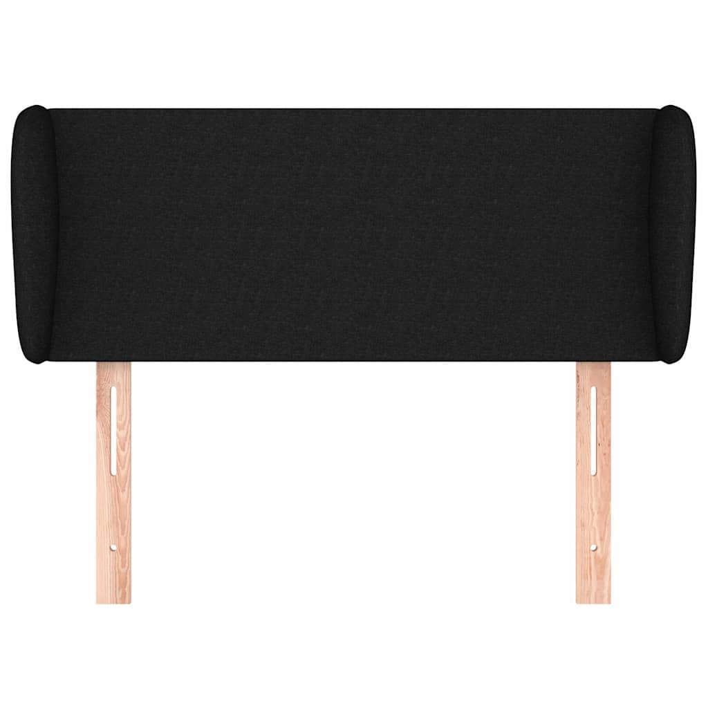 Vidaxl hoofdbord met randen 103x23x78 88 cm stof zwart