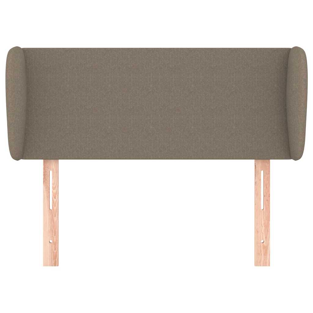 Vidaxl hoofdbord met randen 103x23x78 88 cm stof taupe